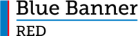 Blue Banner RED